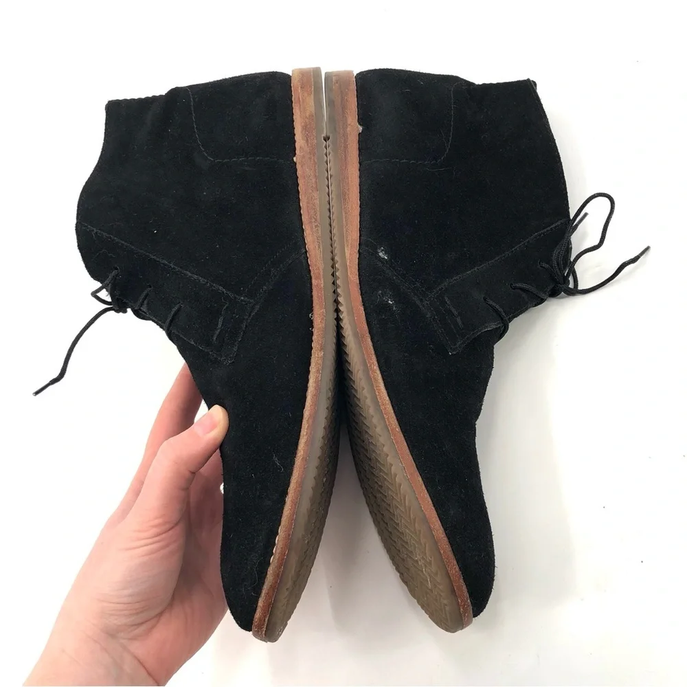 BEN SHERMAN Black Suede Chukka Boot Men 13 Lace Up Casual Classic Desert Boot